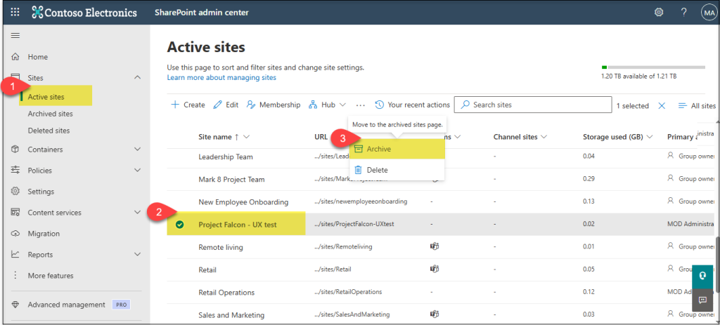 Automated SharePoint Site Archiving Workflow