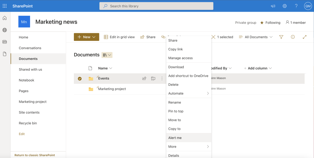 SharePoint Content Organizer archive