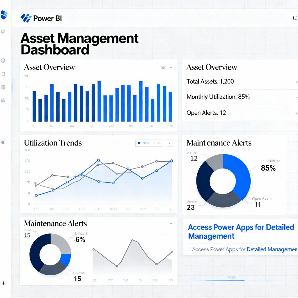 Power Apps Asset Reports Dashboard