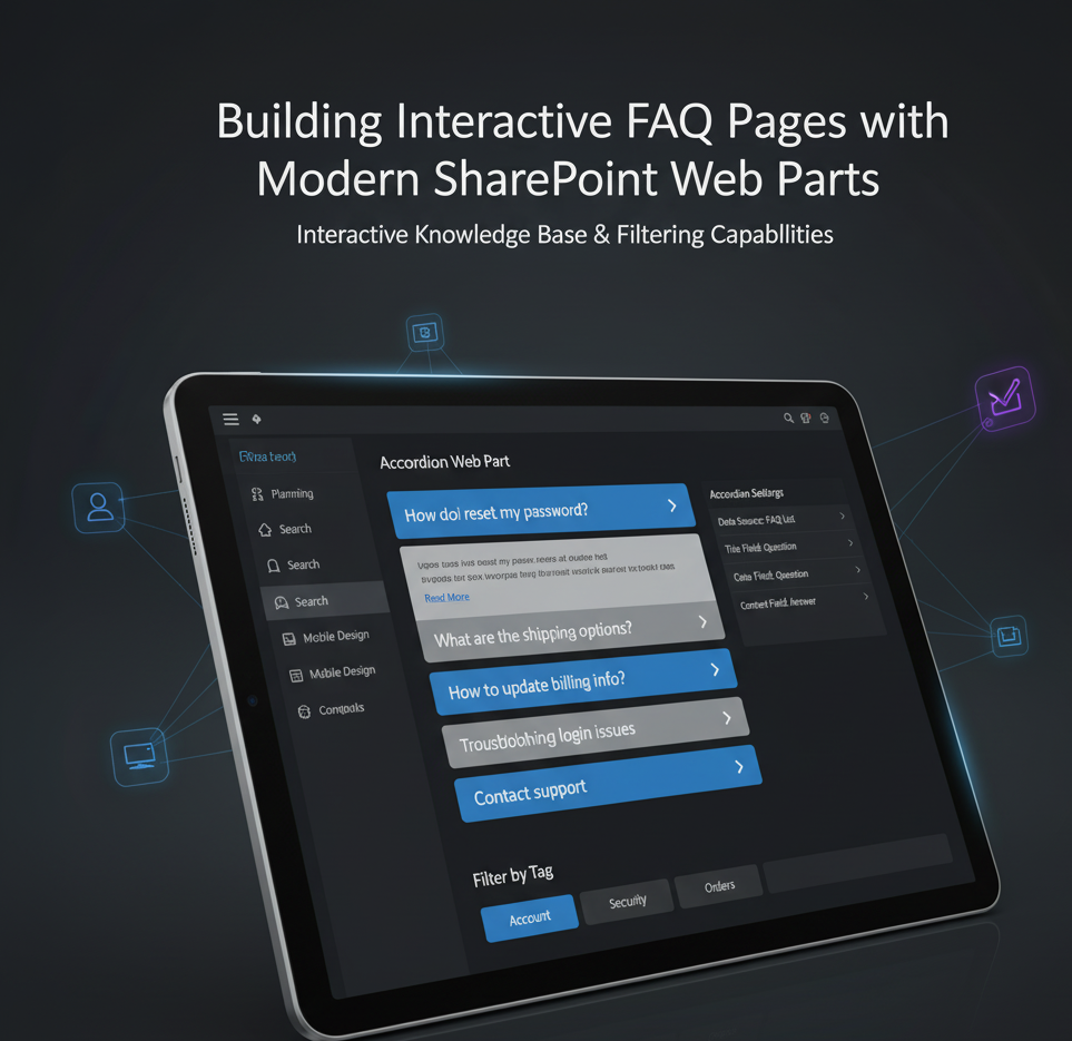 SharePoint Accordion Web Part in Action