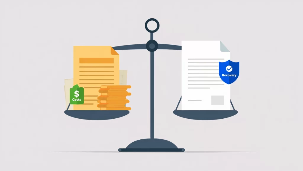 Storage version management balance