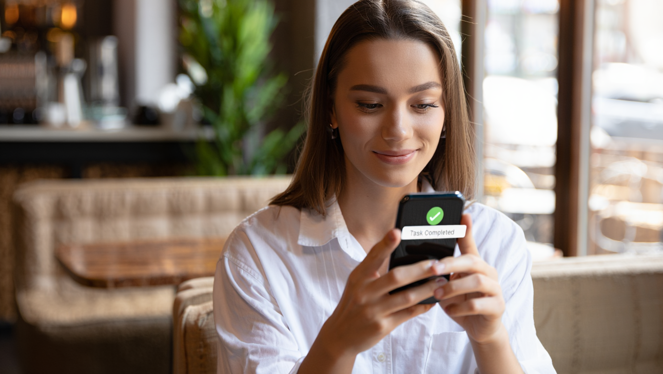 Happy Person Used Add Reminders